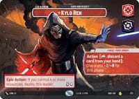 Kylo Ren - Rash and Deadly (Showcase) - Shadows of the Galaxy - Star Wars: Unlimited card