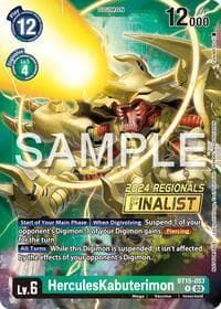 HerculesKabuterimon (2024 Regionals Finalist) - Exceed Apocalypse - Digimon Card Game card