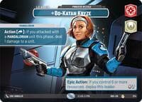 Bo-Katan Kryze - Princess in Exile (Showcase) - Shadows of the Galaxy - Star Wars: Unlimited card