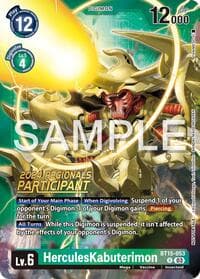HerculesKabuterimon (2024 Regionals Participant) - Exceed Apocalypse - Digimon Card Game card