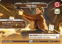 Han Solo - Worth the Risk (Showcase) - Shadows of the Galaxy - Star Wars: Unlimited card