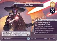 Cad Bane - He Who Needs No Introduction (Showcase) - Shadows of the Galaxy - Star Wars: Unlimited card
