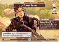 Fennec Shand - Honoring the Deal (Showcase) - Shadows of the Galaxy - Star Wars: Unlimited card