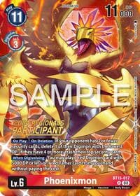 Phoenixmon (2024 Regionals Participant) - Exceed Apocalypse - Digimon Card Game card