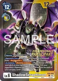 ShadowSeraphimon (2024 Regionals Participant) - Alternative Being Booster - Digimon Card Game card
