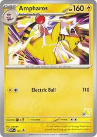 Ampharos - Pikachu 47 - Battle Academy 2024 - Pokemon card
