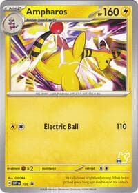 Ampharos - Pikachu 28 - Battle Academy 2024 - Pokemon card