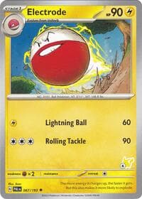 Electrode - Pikachu 6 - Battle Academy 2024 - Pokemon card