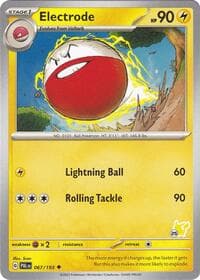 Electrode - Pikachu 25 - Battle Academy 2024 - Pokemon card