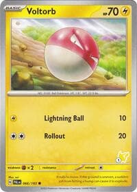 Voltorb - Pikachu 1 - Battle Academy 2024 - Pokemon card