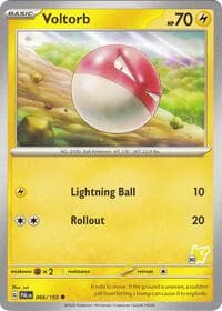 Voltorb - Pikachu 30 - Battle Academy 2024 - Pokemon card