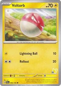 Voltorb - Pikachu 55 - Battle Academy 2024 - Pokemon card