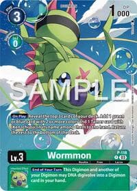 Wormmon - P-118 (Digimon Adventure 02: The Beginning Set) - Digimon Promotion Cards - Digimon Card Game card