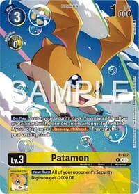 Patamon - P-122 (Digimon Adventure 02: The Beginning Set) - Digimon Promotion Cards - Digimon Card Game card