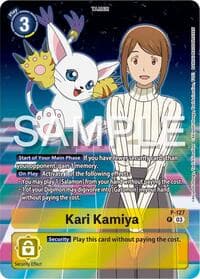 Kari Kamiya - P-127 (Digimon Adventure 02: The Beginning Set) - Digimon Promotion Cards - Digimon Card Game card