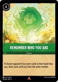 Remember Who You Are - Shimmering Skies - Disney Lorcana card