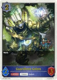 Guardform Golem (1st Anniversary Stamped) - Shadowverse: Evolve Promo Cards - Shadowverse: Evolve card