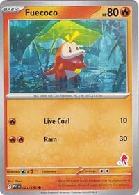Fuecoco - Armarouge 1 - Battle Academy 2024 - Pokemon card