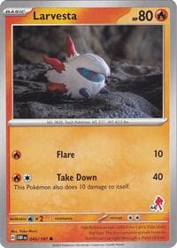 Larvesta - Armarouge 44 - Battle Academy 2024 - Pokemon card