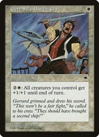 Gerrard's Battle Cry - Tempest - Magic: The Gathering card