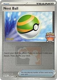 Nest Ball - 181/198 (Europe Championships) [Staff] - League & Championship Cards - Pokemon card