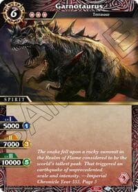 Garnotaurus - Strangers in the Sky - Battle Spirits Saga card