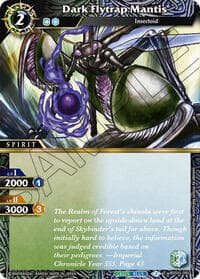 Dark Flytrap Mantis - Strangers in the Sky - Battle Spirits Saga card