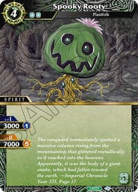Spooky Rooty - Strangers in the Sky - Battle Spirits Saga card