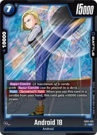 Android 18 - Raging Roar - Dragon Ball Super: Fusion World card