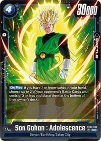 Son Gohan : Adolescence - FB03-039 - Raging Roar - Dragon Ball Super: Fusion World card