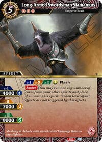 Long-Armed Swordsman Siamangus - Strangers in the Sky - Battle Spirits Saga card