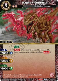 Raptor Aether - Strangers in the Sky - Battle Spirits Saga card