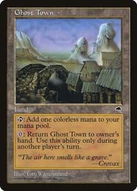 Ghost Town - Tempest - Magic: The Gathering card
