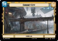 Coronet City // Experience - Shadows of the Galaxy - Star Wars: Unlimited card