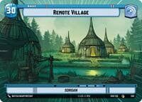 Remote Village // Shield (Hyperspace) - Shadows of the Galaxy - Star Wars: Unlimited card