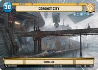 Coronet City // Shield (Hyperspace) - Shadows of the Galaxy - Star Wars: Unlimited card