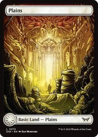 Plains (0272) - Full Art - Duskmourn: House of Horror - Magic: The Gathering card