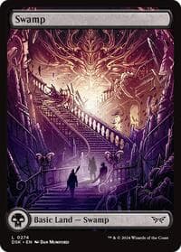 Swamp (0274) - Full Art - Duskmourn: House of Horror - Magic: The Gathering card