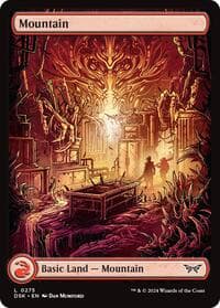 Mountain (0275) - Full Art - Duskmourn: House of Horror - Magic: The Gathering card