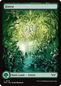Forest (0276) - Full Art - Duskmourn: House of Horror - Magic: The Gathering card