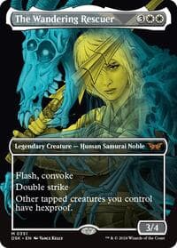 The Wandering Rescuer (Showcase) - Duskmourn: House of Horror - Magic: The Gathering card