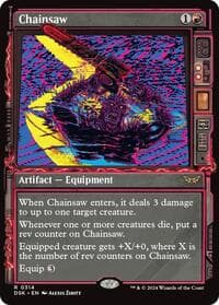 Chainsaw (Showcase) - Duskmourn: House of Horror - Magic: The Gathering card