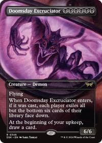 Doomsday Excruciator (Borderless) - Duskmourn: House of Horror - Magic: The Gathering card