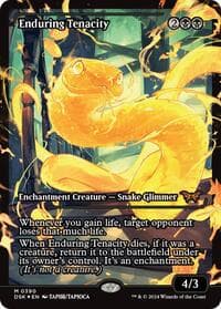 Enduring Tenacity (Showcase) - Duskmourn: House of Horror - Magic: The Gathering card