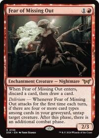 Fear of Missing Out - Duskmourn: House of Horror - Magic: The Gathering card