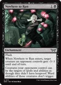 Nowhere to Run - Duskmourn: House of Horror - Magic: The Gathering card
