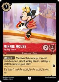 Minnie Mouse - Dazzling Dancer - Shimmering Skies - Disney Lorcana card