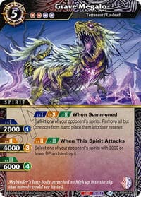 Grave Megalo - Strangers in the Sky - Battle Spirits Saga card