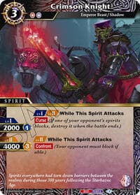 Crimson Knight - Strangers in the Sky - Battle Spirits Saga card