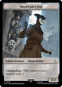 Shapeshifter Token - Universes Beyond: Assassin's Creed - Magic: The Gathering card
